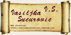 Vasiljka Šućurović vizit kartica